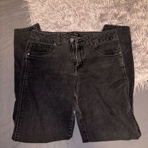 Denim black jeans